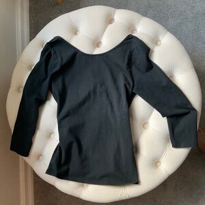 Zara Scooped Back Tee